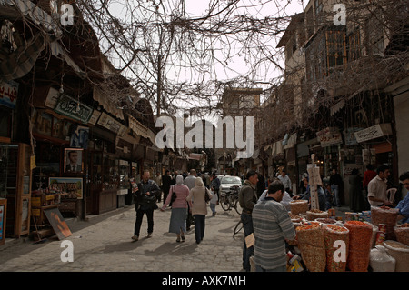 Damascus souk Syria Stock Photo