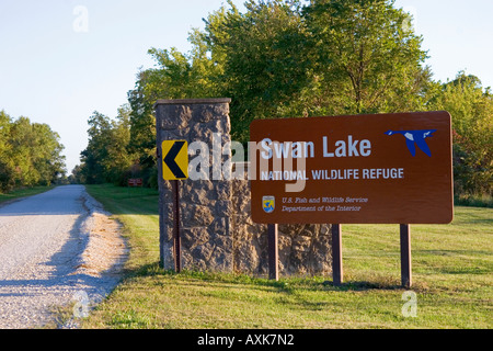 Swan Lake National Wildlife Refuge at Sumner Missouri Stock Photo