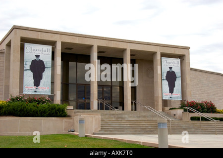 The Truman Presidential Museum and Library at Independence Missouri Stock Photo