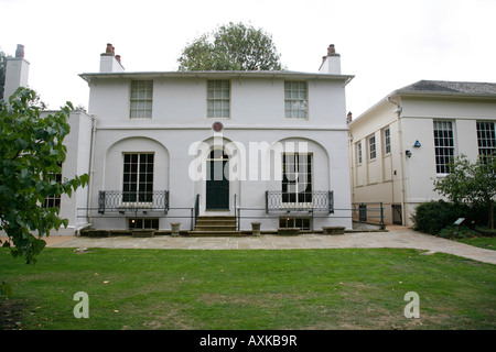 Keats House on Keats Grove, Hampstead, London Stock Photo