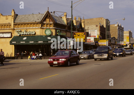 Multi-cultural market and grocery store. Devon Avenue Chicago Illinois  Stock Photo - Alamy