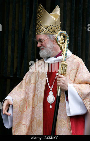 Dr Rowan Williams the Archbishop of Canterbury Metropolitan of the Province of Canterbury and Primate of All England catholic Stock Photo