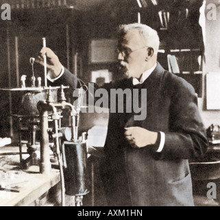 German bacteriologist Paul Ehrlich (1854 - 1915). Stock Photo