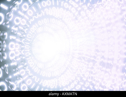 GRAPHIC VECTOR BURST Digital Binary Code Abstract Background Stock ...