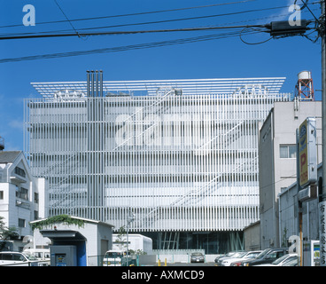 SENDAI MEDIATHEQUE, TOYO ITO, SENDAI, JAPAN Stock Photo