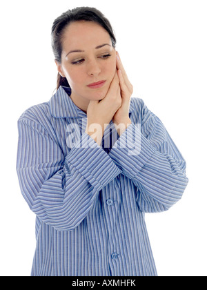 Young Woman With Toothache Model Released Stock Photo