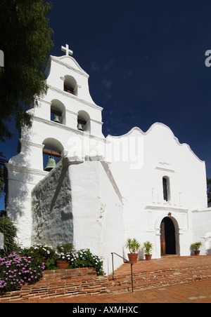 Entrance of church Mission San Diego de Alcala San Diego California United States Stock Photo