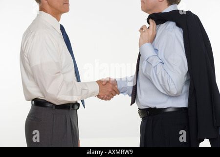 Businessmen shaking hands Stock Photo