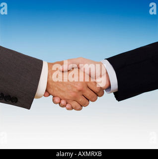 Businessmen shaking hands Stock Photo