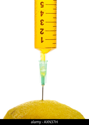 Genetically Engineered Or Modified Food Crops Isolated Against A White Background With No People And A Clipping Path Stock Photo