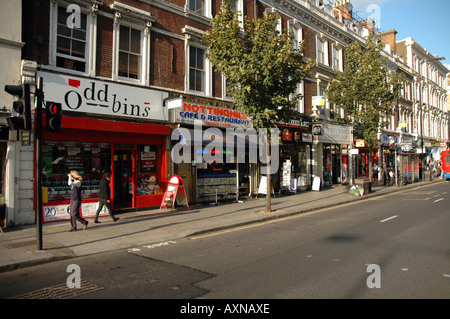 Notting Hill Gate Street in London, UK Stock Photo