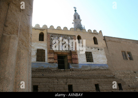 Luxor Temple - Islamic Mosque of Abu Haggag [Luxor, Egypt, Arab States, Africa]                                                . Stock Photo