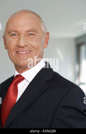 Portrait of an elderly manager, smiling Stock Photo