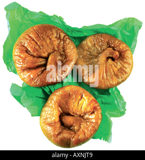 DRIED FIGS CUT OUT Stock Photo