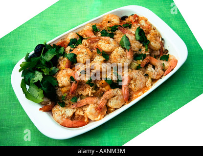 Locrio Dominican Republic rice dish Stock Photo