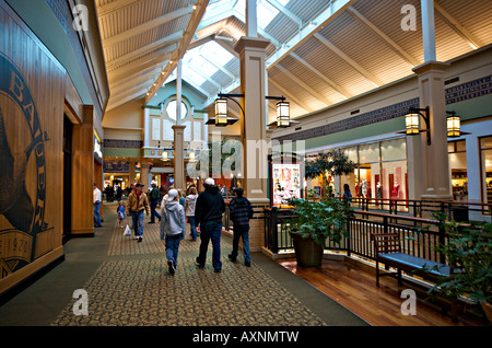 Atlanta capital of the U.S. state of Georgia, interior of Lenox Square a  upscale shopping centre mall with well known brand name stores on Peachtree  R Stock Photo - Alamy