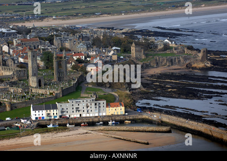 Aerial view of St Andrews Stock Photo