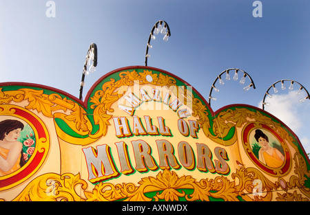 hall of mirrors fun fair clipart