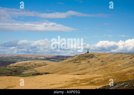 Stoodley Pike , part of the Pennine way , Calderdale Stock Photo