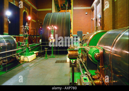 Steam engine Trencherfield mill museum wigan pier North West England UK Europe Stock Photo