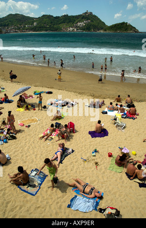 Bahia La Concha , Donostia / San Sebastian, Spain Stock Photo