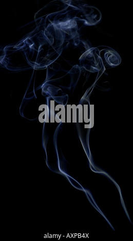 abstract blue smoke waves Stock Photo - Alamy