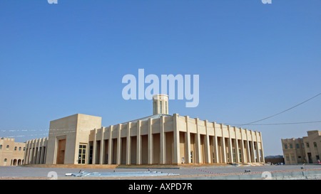 Our Lady of the Rosary Catholic Church, Doha, Qatar. It is located at the Religious Complex in Abu Hamour and was consecrated in 2008. Stock Photo