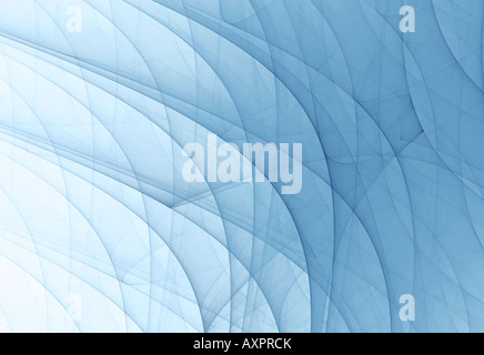 Very detailed and abstract silky curved background high quality render Stock Photo