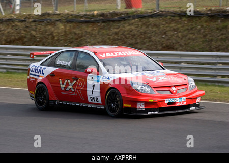 British Touring Car Championship (BTCC) meet at Brands Hatch March 2008 Stock Photo