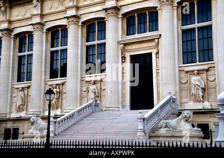 Ile de la City Palais of Justice Paris France Stock Photo