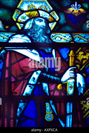 David King Of Israel St Martin Of Tours Church Epsom Surrey Stock Photo