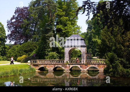 castle Dyck, Juechen, North Rhine-Westphalia, Germany Stock Photo