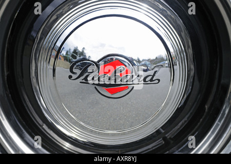 Packard Car Iconic Wheel Trim Stock Photo