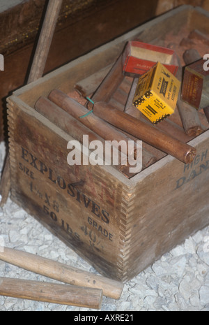 Box of Explosives Stock Photo