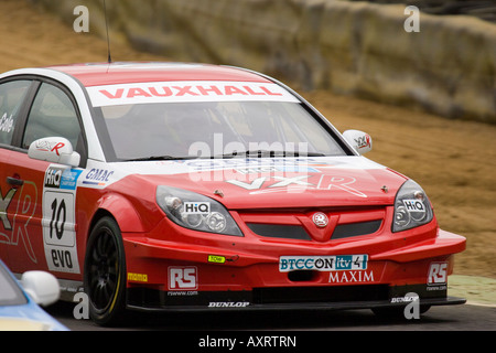 British Touring Car Championship (BTCC) meet at Brands Hatch March 2008 Stock Photo