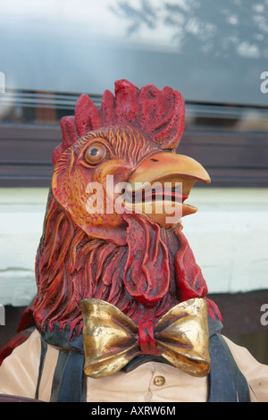 Decorative figure for sale at shop in Honfleur Normandy France Stock Photo