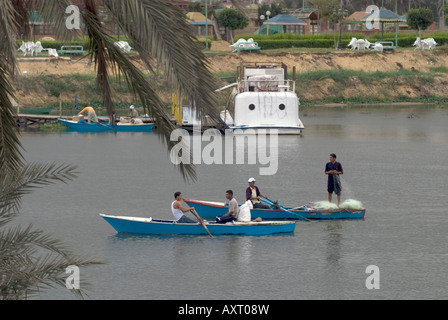 Man Fishing in the Suez Canal in Suez Egypt Stock Photo - Alamy