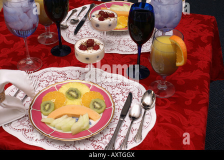 Fruit Plate Stock Photo