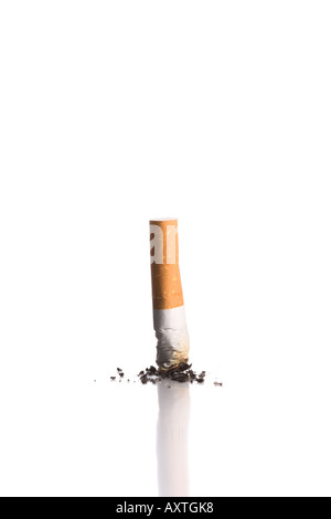 Stubbed out cigarette Stock Photo