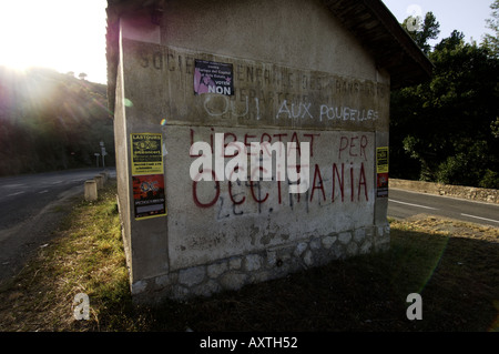 Libertat Occitania activism Stock Photo