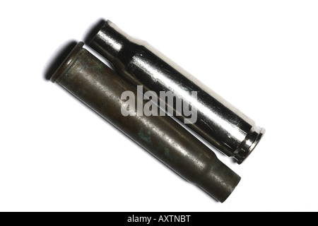 Gun, money and shell casings on wooden background. Crime scene Stock ...