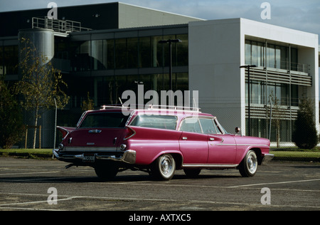 Chrysler Newport Town & Country Station Wagon of 1961 Stock Photo