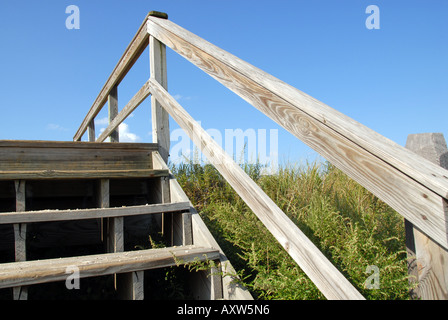 Beach Stairway Stock Photo