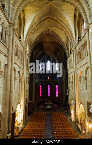 France - Saint Bernard church at Romans sur Isère in Drôme Stock Photo