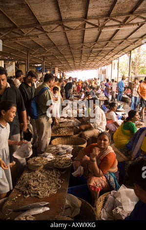 In the market of Panaji formerly known as Panjim, Goa, India Stock Photo