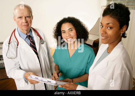 Team of healthcare personnel Stock Photo