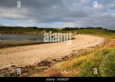 Beach at Pelistry Bay St Marys Isles of Scilly England Uk Stock Photo ...
