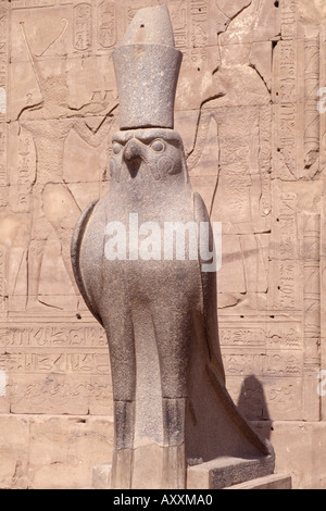Edfu, Tempel, Horus Stock Photo