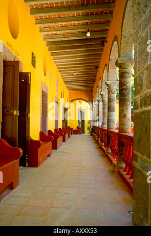 Casa de la Cultura veranda San Miguel de Allende Mexico Stock Photo