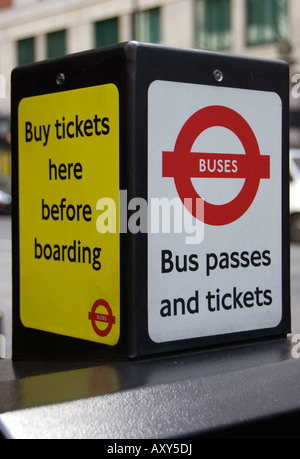 Ticket machine for London bus tickets Stock Photo: 37584771 - Alamy